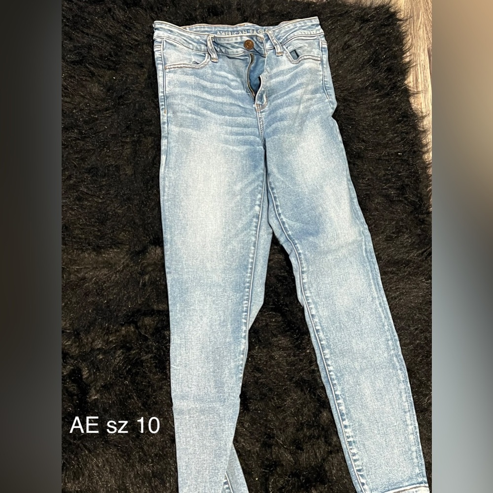 AE high rise jeggings